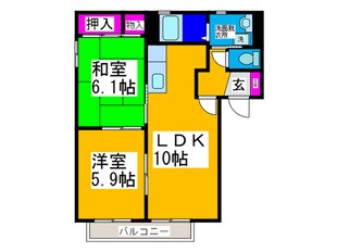 ｳﾞｨラ・ベールの物件間取画像